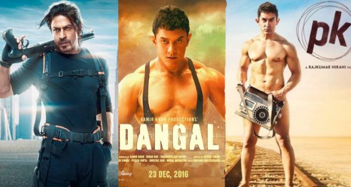 top 4 highest-grossing Hindi films of all time