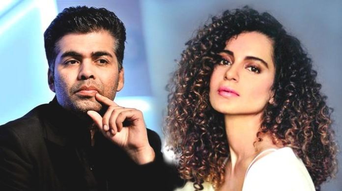 Kangana Ranau Vs karan Johar